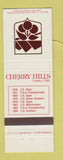 Matchbook Cover - Cherry Hills Country Club Denver Colorado