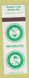 Matchbook Cover - Dundas Valley Golf and Curling Club ON