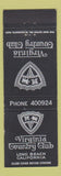 Matchbook Cover - Virginia Country Club Long Beach CA