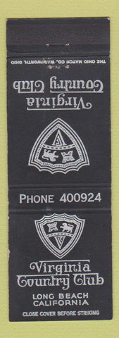 Matchbook Cover - Virginia Country Club Long Beach CA