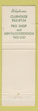 Matchbook Cover - Battle Creek Country Club Battle Creek MI