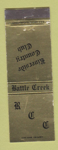 Matchbook Cover - Riverside Country Club Battle Creek MI WEAR