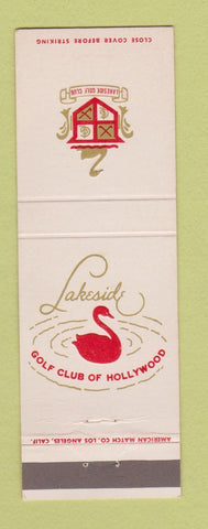 Matchbook Cover - Lakeside Golf Club Hollywood CA