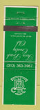 Matchbook Cover - Twin Beach Country Club West Bloomfield MI