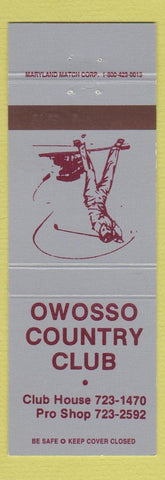Matchbook Cover - Owosso Country Club MI