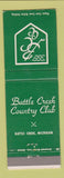 Matchbook Cover - Battle Creek Country Club Battle Creek MI