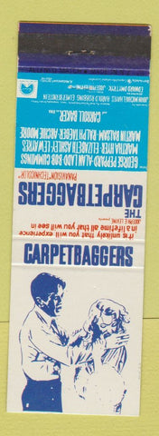 Matchbook Cover - Pan Am NZ Movies Carpetbaggers George Peppard WEAR