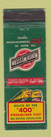 Matchbook Cover - North Western Railroad Chicago