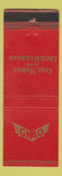 Matchbook Cover - Gulf Mobile and Ohio Railroad WORN