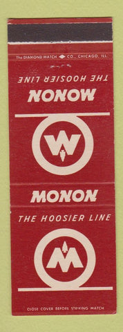 Matchbook Cover - Monon Railroad Hoosier Line