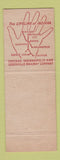 Matchbook Cover - Monon Railroad Hoosier Line