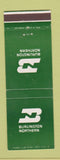 Matchbook Cover - Burlington Northern Railroad