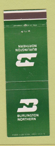 Matchbook Cover - Burlington Northern Railroad