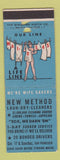 Matchbook Cover - New Method Cleaners San Francisco CA girlie WORN