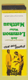 Matchbook Cover - Pan Am NZ Movies The Super Cops Ron Leibman David Selby WEAR