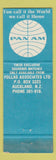 Matchbook Cover - Pan Am NZ Movies The Super Cops Ron Leibman David Selby WEAR