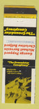 Matchbook Cover - Pan Am NZ Movies Groundstar Conspiracy George Peppard WORN