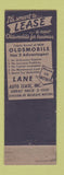 Matchbook Cover - Belgrave Oldsmobile Great Neck LI NY