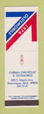 Matchbook Cover - 1974 Oldsmobile Curran Chevrolet Manistique MI