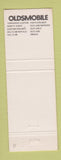 Matchbook Cover - 1974 Oldsmobile Curran Chevrolet Manistique MI