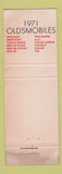 Matchbook Cover - 1971 Oldsmobile Heber Jones Middletown OH