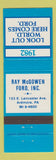 Matchbook Cover - 1982 Ford Ray McGowen Ardmore PA