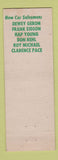Matchbook Cover - Ripley Buick Springfield OH