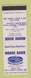 Matchbook Cover - Moore Buick Salem IN