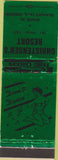 Matchbook Cover - Christensen's Resort Triange Lake OR girlie