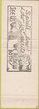 Matchbook Cover - Christensen's Resort Triange Lake OR girlie