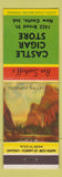 Matchbook Cover - Castle Cigar Store New Castle IN