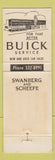 Matchbook Cover - Swanberg and Scheefe Buick Minneapolis MN