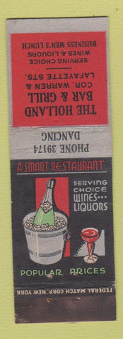Matchbook Cover - Holland Bar and Grill FEDRAL LONG