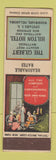 Matchbook Cover - Gilbert Hilton Hotel Woodward OK Beauty Mattress FEDERAL LONG