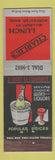Matchbook Cover - Charlie's Lunch Worcester MA FEDERAL LONG