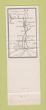 Matchbook Cover - Illinois Central Railroad Main Line of Mid America