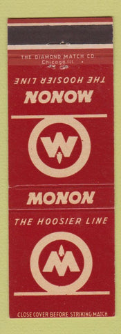 Matchbook Cover - Hoosier Line Railroad Monon