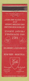 Matchbook Cover - New York Montreal D&H Railroad