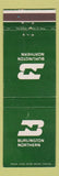 Matchbook Cover - Burlington Northern Railroad