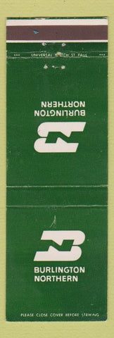 Matchbook Cover - Burlington Northern Railroad