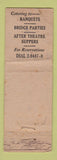 Matchbook Cover - Wagon Wheels Worcester MA FEDERAL LONG WORN