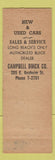 Matchbook Cover - Campbell Buick Long Beach CA