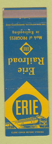 Matchbook Cover - Erie Railroad