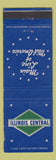 Matchbook Cover - Illinois Central Railroad #2
