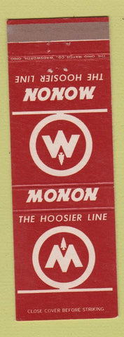Matchbook Cover - Hoosier Line Railroad Monon