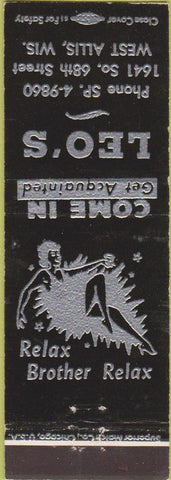 Matchbook Cover - Leo's West Allis WI girlie