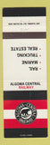 Matchbook Cover - Algoma Central Railroad Canada