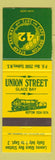 Matchbook Cover - Union Street Glace Bay Cape Breton Steam Railroad 1973