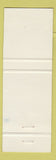 Matchbook Cover - Union Street Glace Bay Cape Breton Steam Railroad 1973