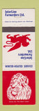 Matchbook Cover - Interline Forwarders Railroad Delivery?